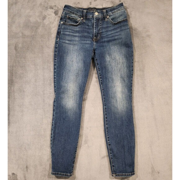 Lucky Brand Women's Jeans Size 2/26 Mid Rise Skinny Ava Regular Blue Denim - Picture 1 of 12